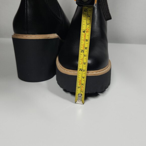 Dolce Vita Trooper Platform Chelsea Boots Women's Size 10 Black - Picture 12 of 12